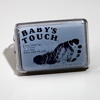 Babys Touch Baby Safe Reusable Hand & Foot Print Ink Pads - BLUE