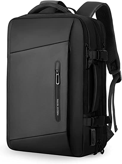 Mark ryden Laptop Backpack,17.3 Inch Large Capacity Business Backpack for Men,Waterproof Expandable Carry-on Travel Backpack,Anti-Theft School Backpack with USB Charger