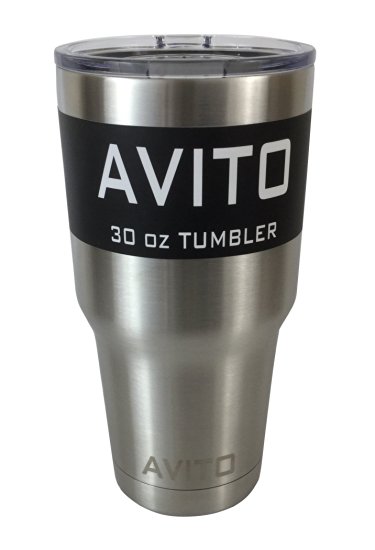 Avito 30 oz Stainless Steel Tumbler - Double-Walled and Vacuum Sealed Insulated - Best Value