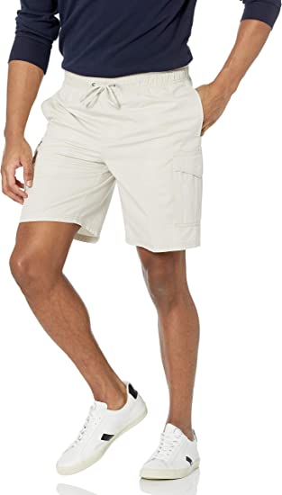 Amazon Essentials Mens Elastic Waist Cargo Short