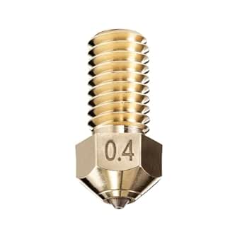 Diamond PCD Tip Nozzle 0.4mm for AnkerMake M5 / M5C 3D Printer, Hardened High Precision (AKM, 0.4mm)