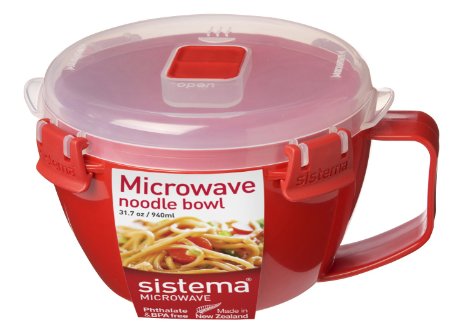 Sistema Microwave Noodle Bowl 940 ml - Red