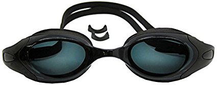 Black UV Nearsighted Prescription Corrective Optical RX Lenses Swimming Goggles