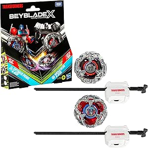 Beyblade X Transformers Collab Optimus Prime 4-60P vs. Megatron 4-80B, Multipack