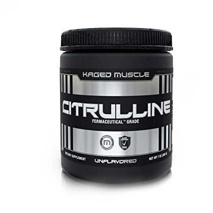 Kaged Muscle Pure L-Citrulline, 200 g, Unflavored Powder, Increases Blood Flow, Intense Pump