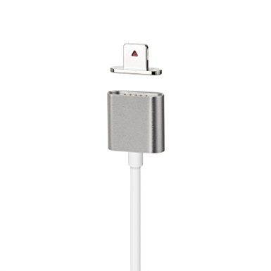 moizen Magnetic Charging Cable & Converter, Magnetic Charger, Magnetic Lightning Connector, SNAP Cable Set for iPhone 7 Plus, 7, 6s Plus, 6s, 6, SE, 5s, 5c, 5 (Space Gray, 1.2m / 3.94ft)