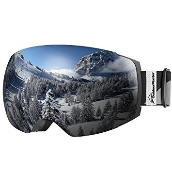 OutdoorMaster Ski Goggles PRO - Frameless, Interchangeable Lens 100% UV400 Protection Snow Goggles for Men & Women