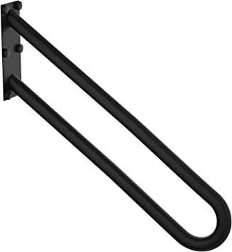 28 Inch Stainless Steel Handrail for 1-5 Steps - 1.25" Tube,ZUEXT U Shaped Oil Rubbed Black Safety Grab Bar for Stairs,Wall Mounted Hand Railing for Outdoor Garage Entry Interior Exterior Stairway