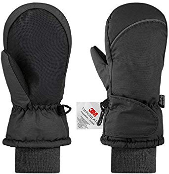 Andake Kids Ski Mittens Gloves Winter Warm Snow Mittens for Girls Boys Children Gift