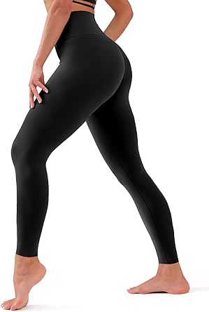 Bluemaple Leggings for Women High Waisted Soft Tummy Control Pants Non See Through Workout Yoga Pants for Running