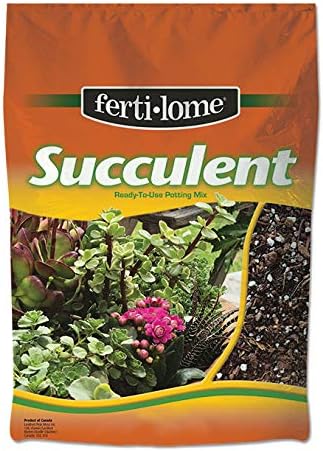 Fertilome Succulent Mix with ECOPEAT Potting Soil, 8 Quart Bag