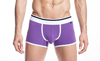 Surenow Men's Bikini Underwear cotton Skinny Modal Boxers Brief Bulge Comfy Underwear