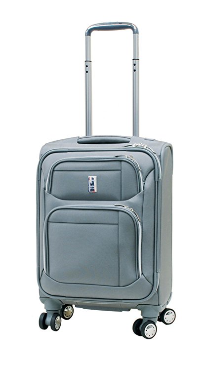 Delsey Helium Breeze 4.0 Lightweight Luggage 19" Cabin Trolley Spinner - Silver Color