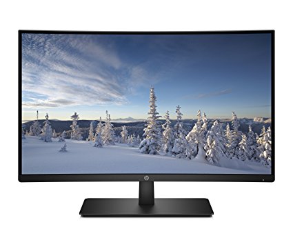 HP 27-inch FHD Curved Monitor (27b, Black)