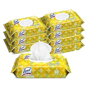 Bathroom and Kitchen Cleaning Wipes, Multi Purpose Scented Wipes (8 Pack)