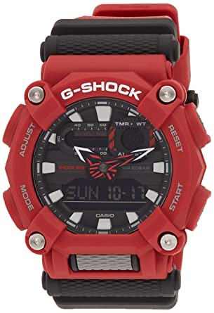 Casio G-Shock Analog-Digital Red Dial Men's Watch-GA-900-4ADR