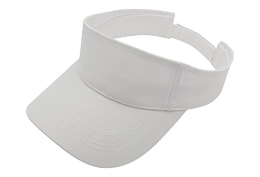 Premium Visor Cap By Top Level - Lightweight & Comfortable Unisex Sun Protector - Adjustable Velcro Strap - Stylish & Elegant Design For Everyone - Available In Many Different Trendy Colors