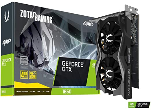 Zotac Gaming GeForce GTX 1650 AMP 4GB GDDR6 Graphics Card HDMI/DP/DVI