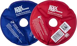 Koolpak Luxury Hot & Cold Reusable Pack Round - Dia 14.5cm