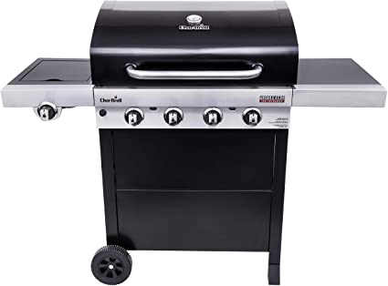 Char-Broil 463280219 Performance TRU-Infrared 4-Burner Cart Style Gas Grill, Black