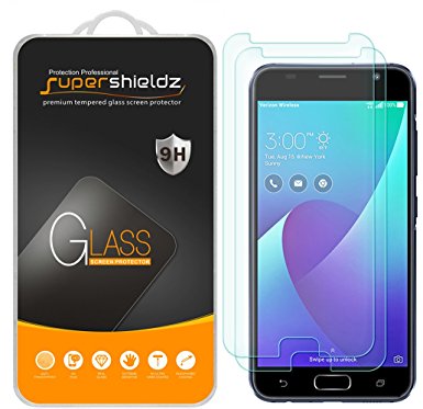 [2-Pack] Supershieldz for Asus ZenFone V (Verizon) Tempered Glass Screen Protector, Anti-Scratch, Bubble Free, Lifetime Replacement Warranty