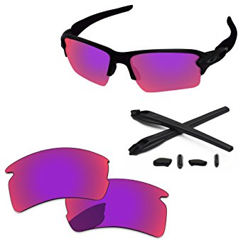 PapaViva Replacement Lenses & Rubber Kits for Oakley Flak 2.0 XL