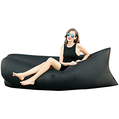 HAKE Inflatable Couch,inflatable lounger,Outdoor Sofa,Portable Bags Lounger Nylon Fabric Suitable For Camping Beach Lazy Sofa