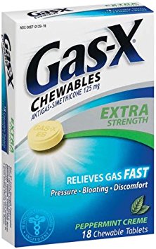Gas-X Chewable Tablets-Peppermint Creme-18 ct.