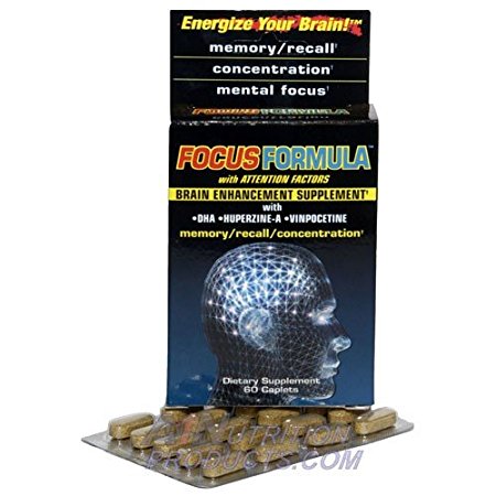 Prevention Focus Formula Brain Enhancement Supplement Caplets, 60 count