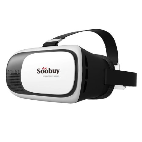 CoolBuy 3D VR Virtual Reality Headset 3D Glasses VR BOX For 3.5~6.0" Smartphones iPhone 6/6 plus Samsung Galaxy huawei xiaomi IOS Android Cellphones