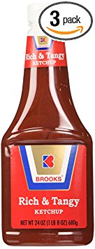 Brooks Rich & Tangy Ketchup 24oz - 3 Pack