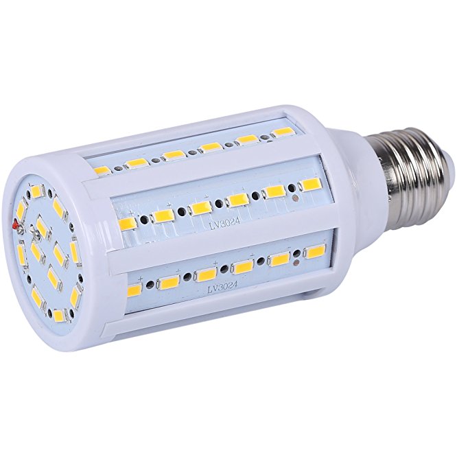 JacobsParts LED Corn Light Bulb 10W / 75W Equivalent 1100lm 60-Chip E26 Soft Warm White 2700K