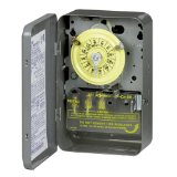 Intermatic T104 208-277-Volt DPST 24 Hour Mechanical Time Switch