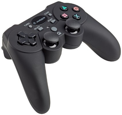Snakebyte blu:con - Wireless PS3 Controller - Bluetooth Gamepad for Playstation 3 - Including Vibration and Turbo Feature - Black