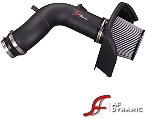 AF Dynamic Black Cold Air Filter Intake Systems with Heat Shield 3.5" Pipe 2009-2014 Compatible With TSX 2.4L