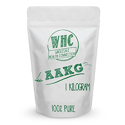 L-Arginine Alpha-Ketoglutarate (AAKG) Powder 1kg (400 Servings) | Energy Booster | Improves Strength | Boosts Nitric Oxide