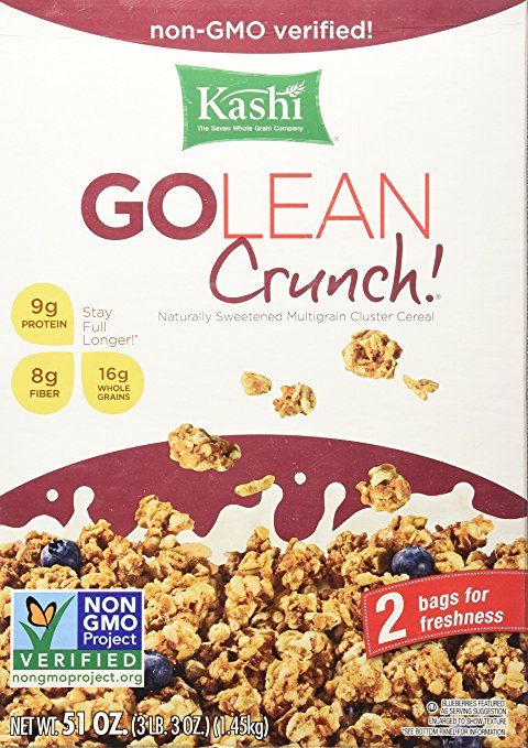 Kashi Go Lean Crunch Protein and High Fiber Cereal 51 Ounce Value Box