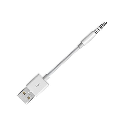 COOLEAD- High Quality USB Cable Cord for Apple Ipod Shuffle and Shuffle Clip 3rd Gen and 4th Gen - iPod Shuffle USB Charging and Sync Cable, Compatible with Macs and PCs