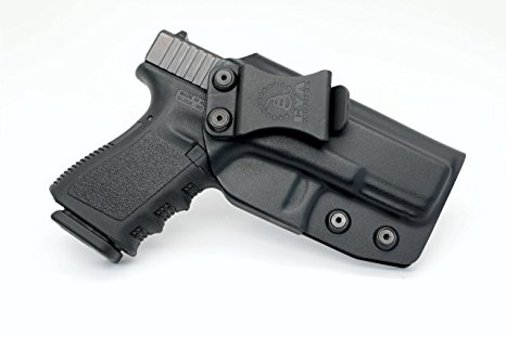 CYA Supply Co. IWB Holster Fits: Glock 19 23 32 - Veteran Owned Company - Made in USA - Made from Boltaron - Inside Waistband Concealed Carry Holster