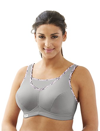 Glamorise Women's Full Figure No-Bounce Camisole Wirefree Sports Bra #1066