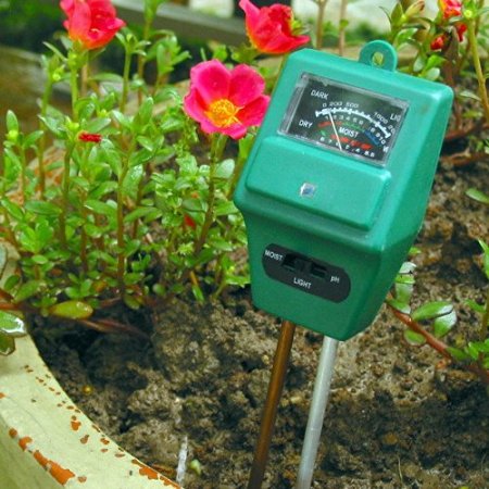 Koolertron 3 in 1 Moisture/Tester PH Light Meter for Hydroponic Plant Flowers Soil