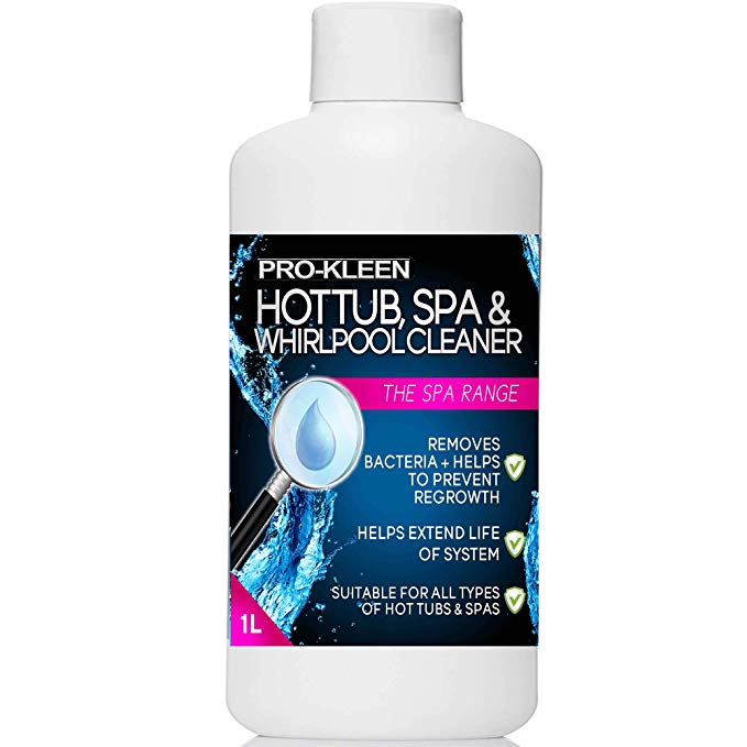 Pro-Kleen MY2404 Spa & Whirlpool Hygienic Cleaner 1L – Long-Lasting, Easy to Use Formula-Suitable for All Hot Tubs, Spas   Whirlpools-Removes Bacteria, Dirt, Slime   Unpleasant Smells, Liquid