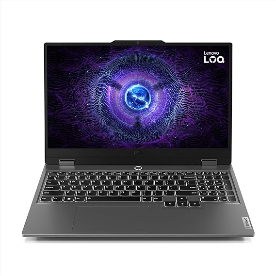 Lenovo LOQ 2024 Intel Core i5-12450HX 15.6" (39.6cm) 144Hz 300Nits FHD Gaming Laptop (8GB/512GB SSD/Win 11/Intel Arc A530M 4GB Graphics/100% sRGB/3 Month Game Pass/Luna Grey/2.4Kg), 83FQ0009IN