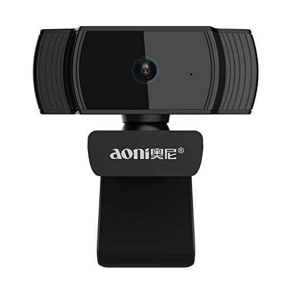 HD1080P Widescreen Webcam Lychee Automatic Focuse 1080P Camera for TV Desktop Laptop Video Calling & Recording Webcam