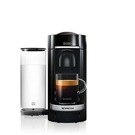 Nespresso VertuoPlus Deluxe Coffee and Espresso Maker by De'Longhi, Black