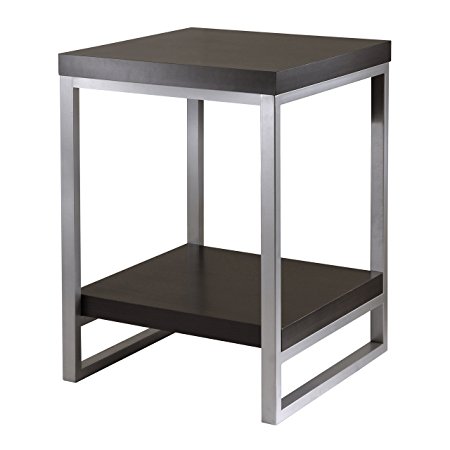 Winsome Wood Jared End Table, Espresso Finish