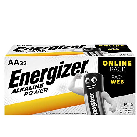 Energizer Alkaline Power AA 32 Pack Batteries