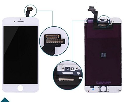 iPhone 6 plus(5.5 inch) Full Set Replacement LCD Screen Digitizer with tools in white