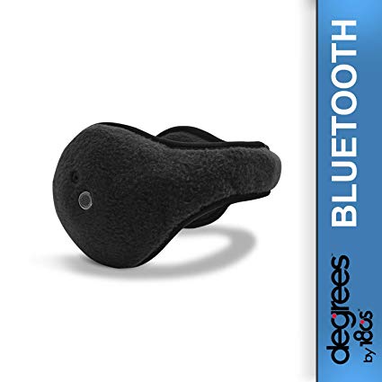 180s Degrees Mens Bluetooth Ear Warmer with Built-in Mic and Hi-Definition Speakers - Adjustable Size