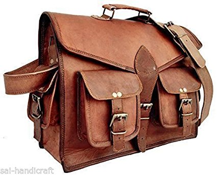 Gbag (T) PROMOTIONAL SALE Vintage genuine Leather Laptop Messenger Bag